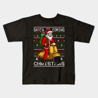 SANTA IS COMING Kids T-Shirt